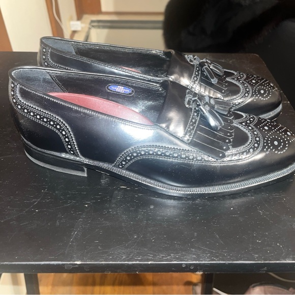 Florsheim Black Tassle Leather Size 8.5 D Men’s Lexington Dress Shoes main image 4